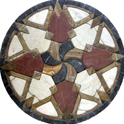 Marble Mosaic Medallion - MP059