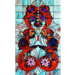 Stained window glass panel LTSP34-20∕05