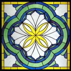 Stained window glass panel LTSP24-24∕25