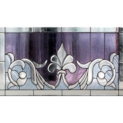 Stained window glass panel LTSPB18-32∕55