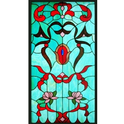 Stained window glass panel LTSP39-19∕105