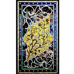 Stained window glass panel LTSP34-20∕45