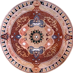 Marble Mosaic Medallion - MM014