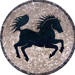 Marble Mosaic Medallion - MM015