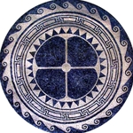 Marble Mosaic Medallion - MM237