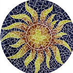 Marble Mosaic Medallion - MP071