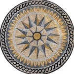 Marble Mosaic Medallion - MM049