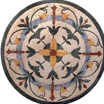 Marble Mosaic Medallion - MM123