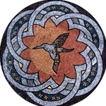 Marble Mosaic Medallion - MM216
