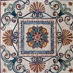 Marble Mosaic Geometric Design - MG194