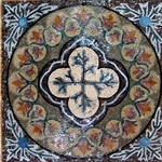 Marble Mosaic Geometric Design - MG195