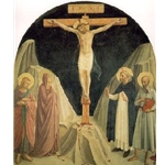 Crucified Christ with Saint John the Evangelist, the Virgin, and Saints Dominic and Jerome, Fra Ange