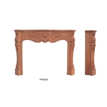 Hand carved wood fireplace-20092241430696828