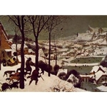 The Hunters in the Snow Pieter breugel 1565