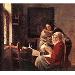 Girl Interrupted at Her Music, 1660-61, Jan Vermeer