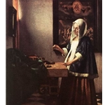 Woman Holding a Balance, 1662-63, Jan Vermeer