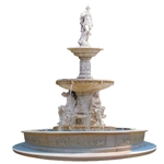 Marble Fountain with Sculpture-XF259