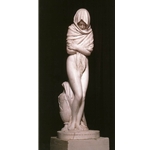The Cold Girl Marble Neoclassical Sculpture Houdon