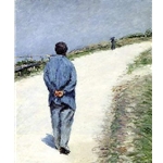 Man in a Smock or Father Magliore on the Road between Saint-Clair and Etretat Gustave