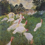 Les dindos The Turkeys Claude Monet