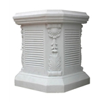 Fancy Carved Pedestal LC-6