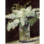 Lilacs in a Vase, c. 1882, Edouard Manet