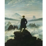 Wanderer above the Sea of Fog, 1818; Caspar David Friedrich