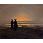 Sunset (brothers), Between 1830 and 1835, Caspar David Friedrich