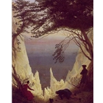Chalk Cliffs on Rugen, 1818-19, Caspar David Friedrich