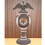 Marble-Brass Clock-K1691