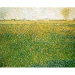 Alfalfa Fields Saint-Denis 1885-86 Georges-Pierre Seurat