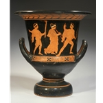 Calyx Krater a Thiasos Procession Led by a Nude