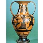 Nicosthenic Amphora Satyrs and Maenads Dancing