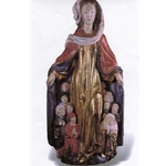 Madonna of Mercy, Michael Erhart 1480s
