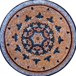 Marble Mosaic Medallion - MM218