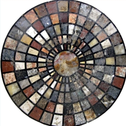 Marble Mosaic Medallion - MP058