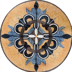 Marble Mosaic Medallion - MM098