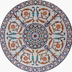 Marble Mosaic Medallion - MM157