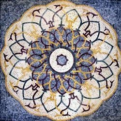 Marble Mosaic Geometric Design - MG042
