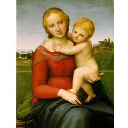 Raphael The small Cowper Madonna, c. 1505