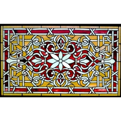Stained window glass panel LTSP34-20∕0