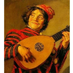 Jester with a Lute, Frans Hals, c. 1620-25