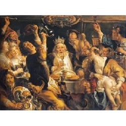 The King Drinks, Jacob Jordaens, ca. 1640