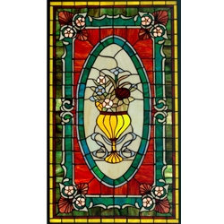 Stained window glass panel LTSP34-20∕14