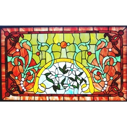 Stained window glass panel LTSP20-34∕27