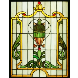 Stained window glass panel LTSP24-18∕38