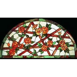 Stained window glass panel LTSP21R-43∕39A