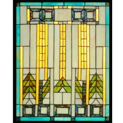 Stained window glass panel LTSP24-19∕41