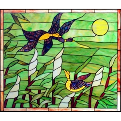 Stained window glass panel LTSP25-30∕42B