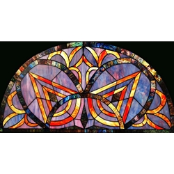 Stained window glass panel LTSP19R-39∕48